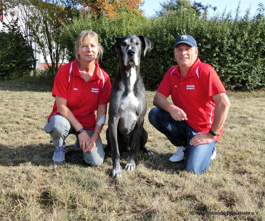 Heike und Remo mit Hubert