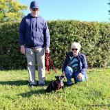 Heidi und Dieter mit Nala